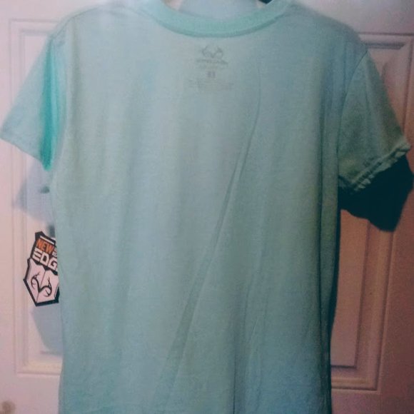 ππ²4/$20. RealTree Edge CAMO Aqua T-Shirt Top, L - Picture 4 of 7